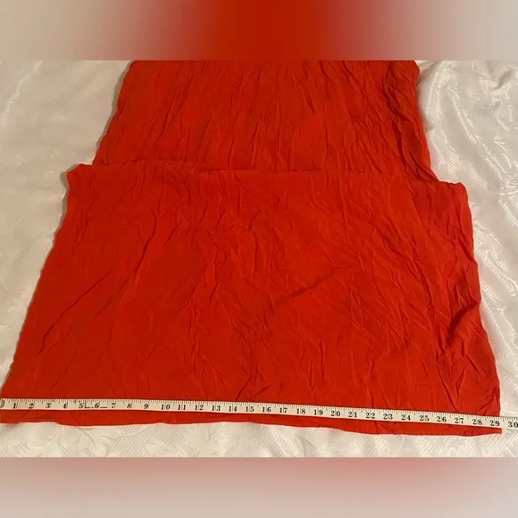 Elan Double V Maxi Dress with spaghetti straps. Size Medium - Picture 6 of 8